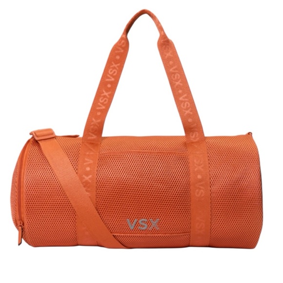 NWT Victoria’s Secret VSX Coral Mesh Athleisure Duffel Weekender Bag - Picture 1 of 7
